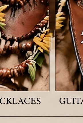ʻAukai layered necklace detail.