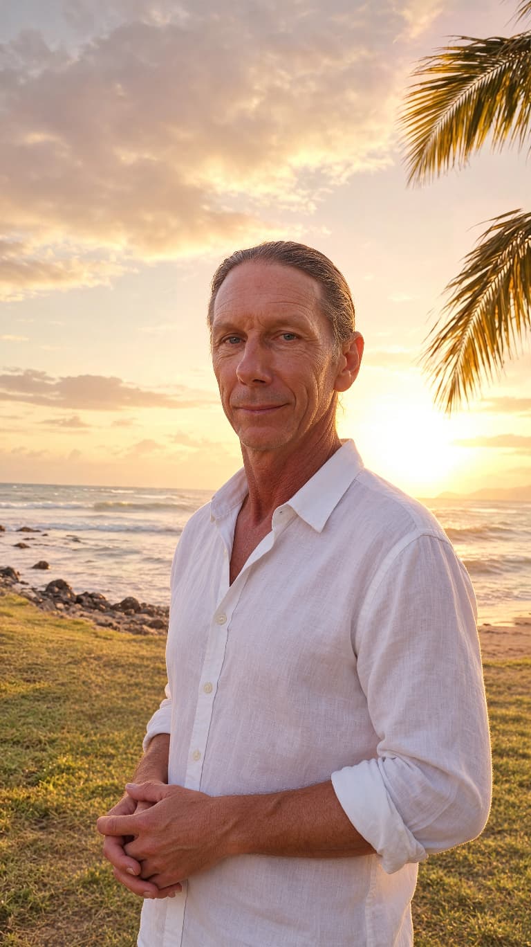 Portrait of Reinhard Elischka, creator and director of Kai Mana