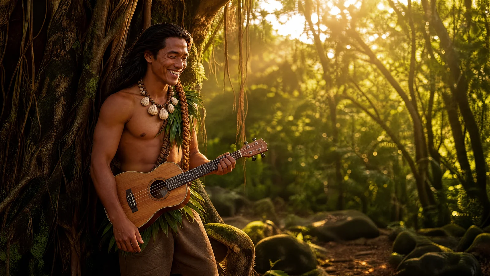 Kai Mana ensemble — wide ocean view at sunset