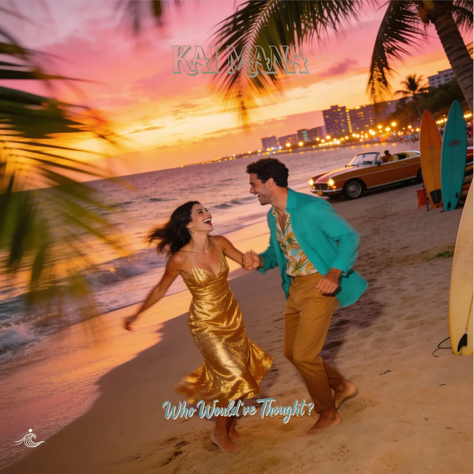 Who Would've Thought artwork by Kai Mana, reflecting playful, flirty  Maui music themes