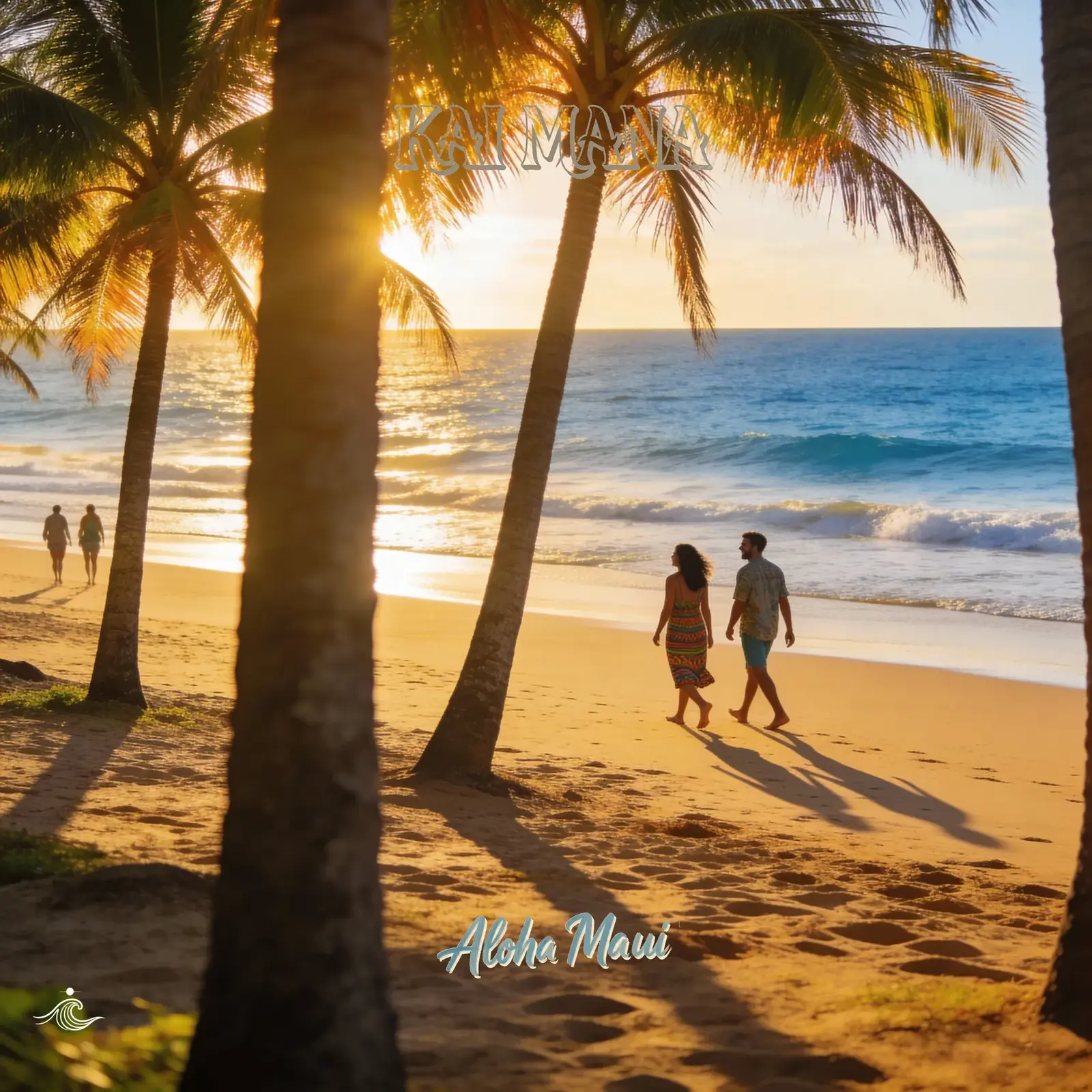 Aloha Maui artwork by Kai Mana, reflecting sweet, nostalgic  Maui music themes