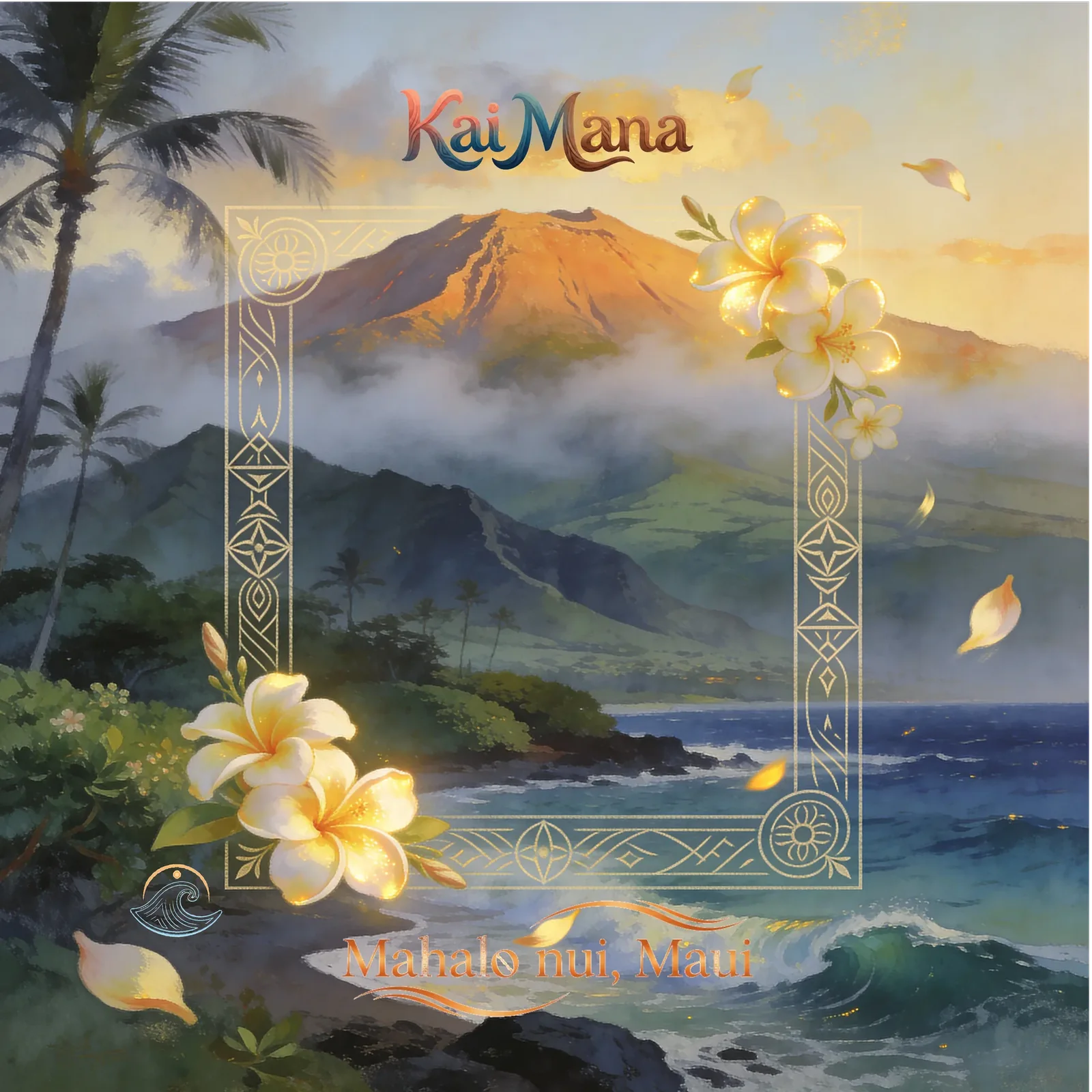 Mahalo Maui artwork from Kai Mana's Longing album