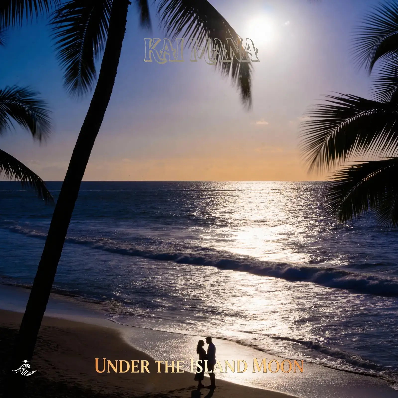 Under the Island Moon artwork by Kai Mana, reflecting romantic, intimate  Maui music themes