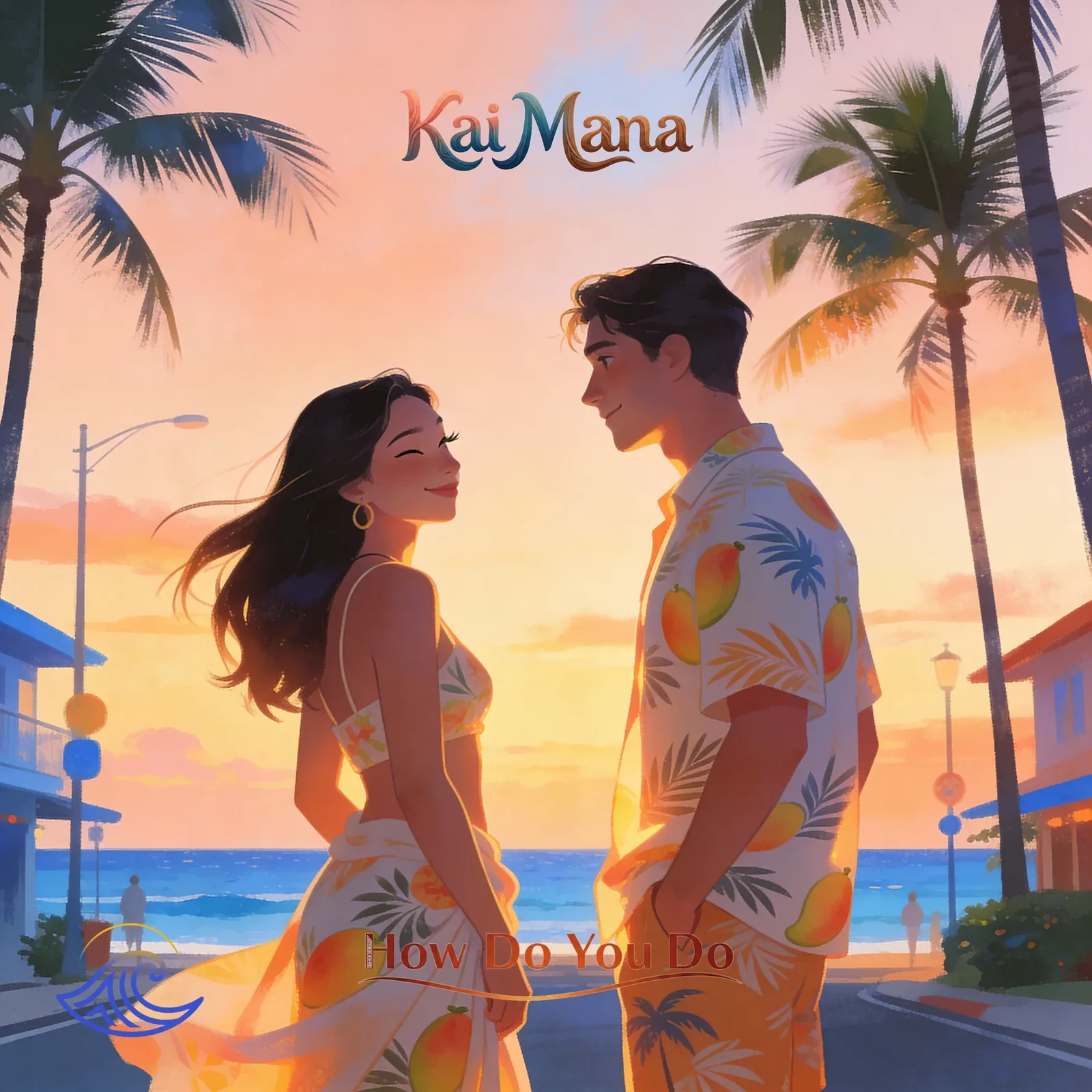 How Do You Do artwork by Kai Mana, reflecting nostalgic, hopeful island retro pop Maui music themes