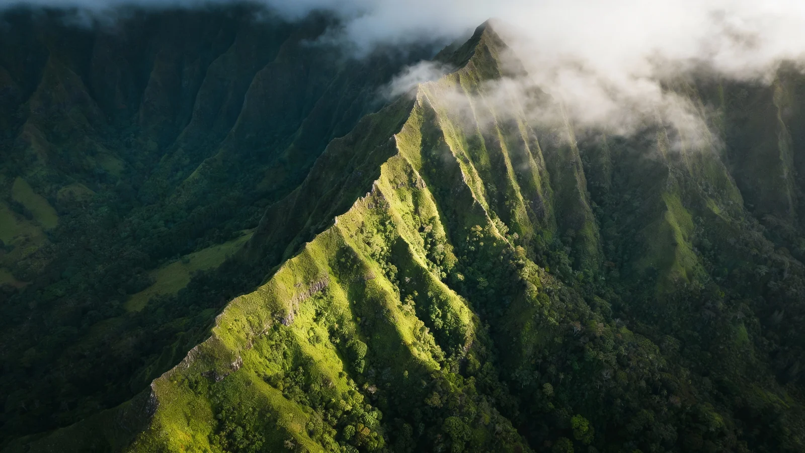 Misty mountains