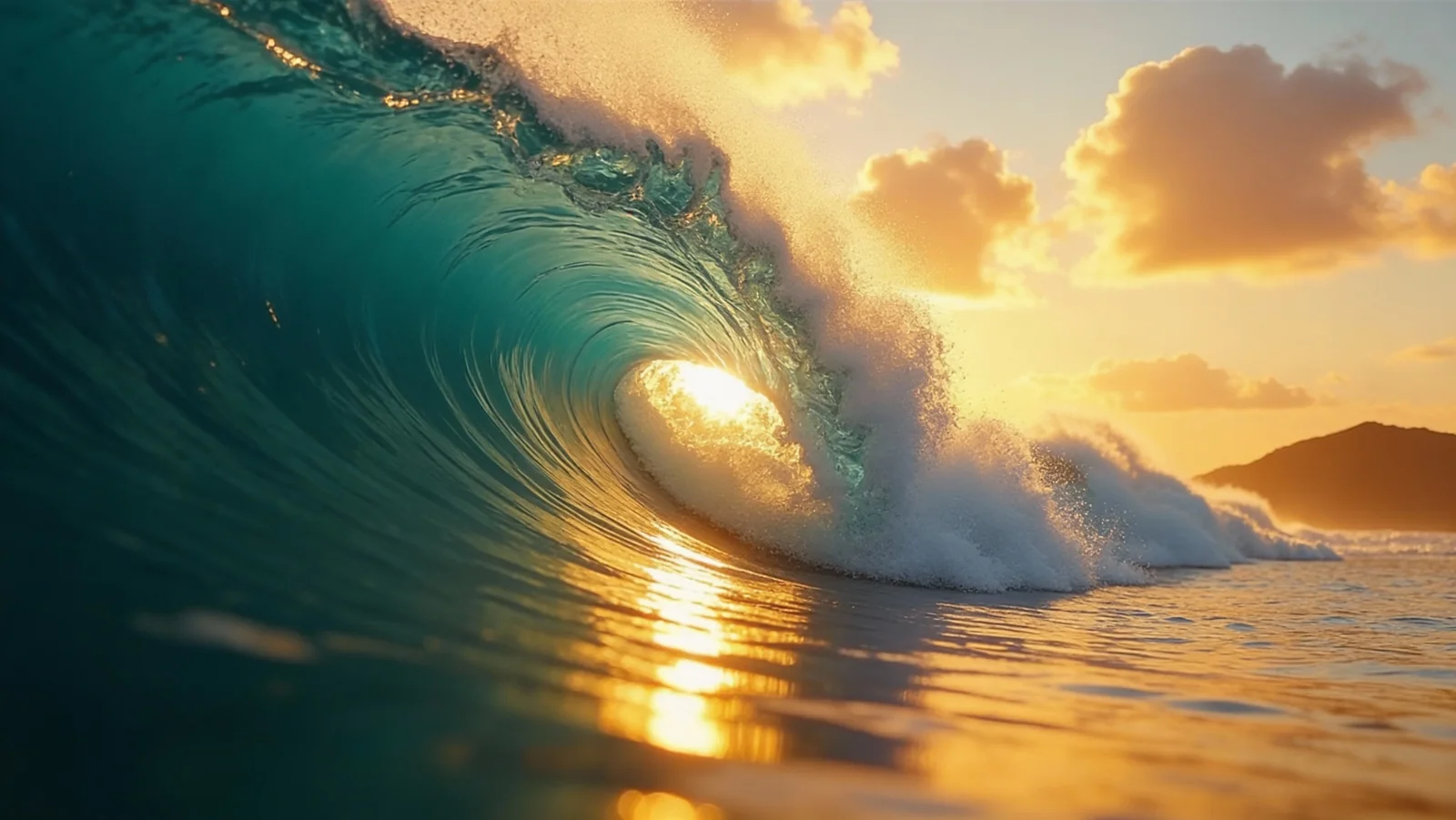 Maui dramatic wave